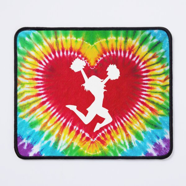 Item preview, Cheerleading Tie Dye Heart Shape designed and sold by SweetPea49.
