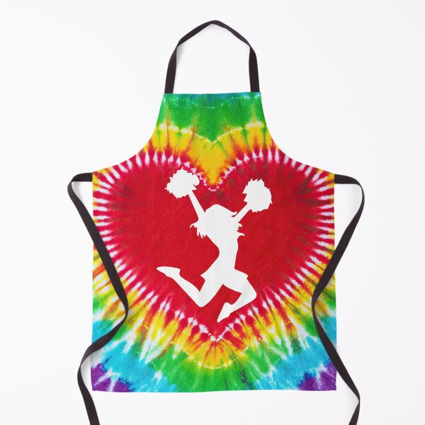 Item preview, Cheerleading Tie Dye Heart Shape designed and sold by SweetPea49.