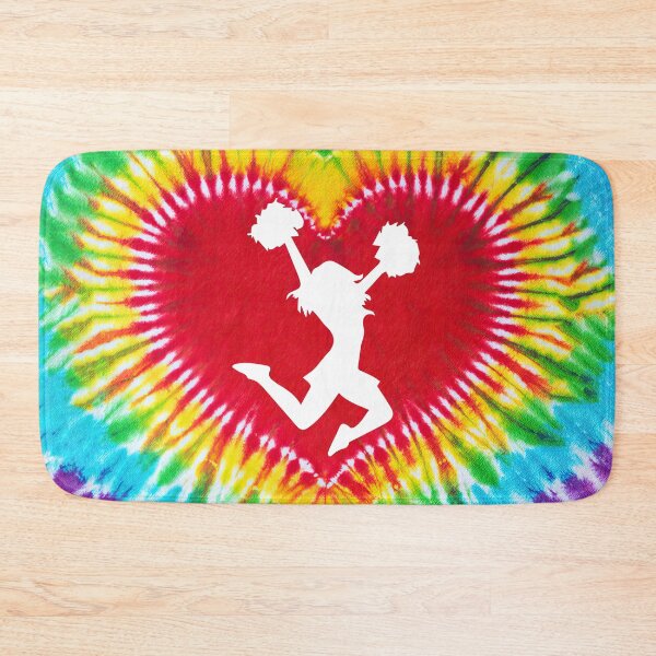 Item preview, Cheerleading Tie Dye Heart Shape designed and sold by SweetPea49.