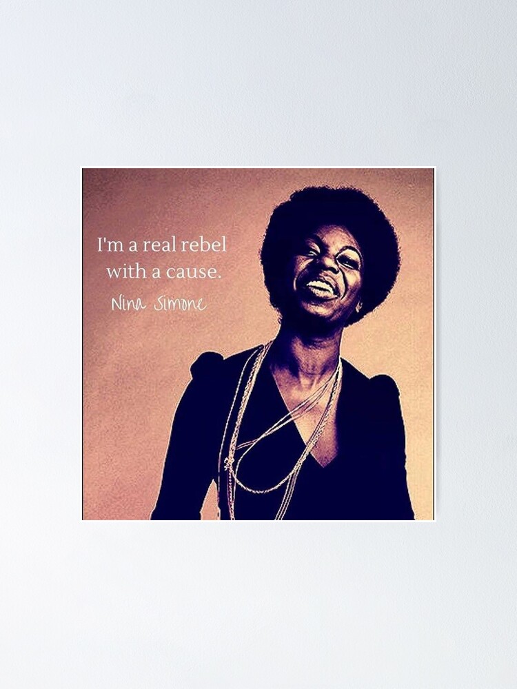 Póster «frases de nina simone» de donnastroutan | Redbubble