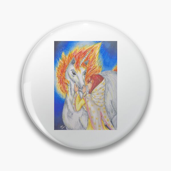 Item preview, Flame Unicorn designed and sold by lynearart.