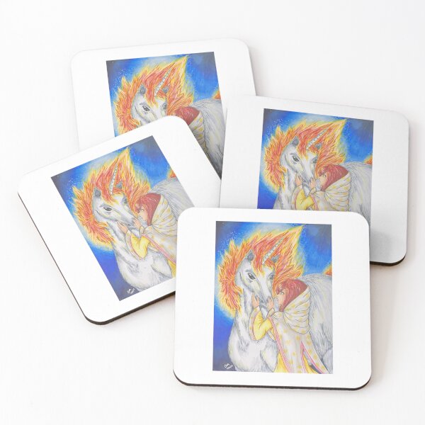 Item preview, Flame Unicorn designed and sold by lynearart.