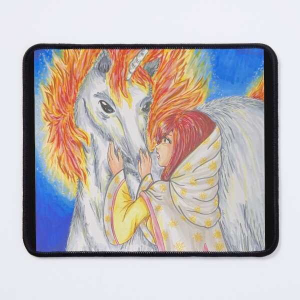 Item preview, Flame Unicorn designed and sold by lynearart.