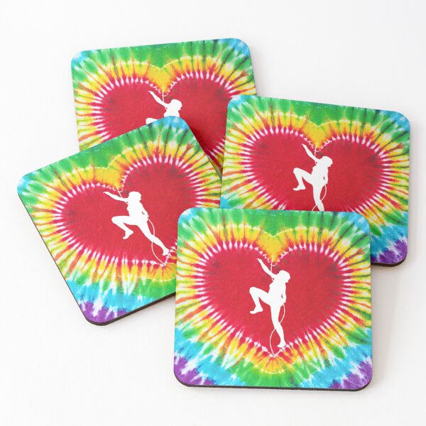 Item preview, Climbing Tie Dye Heart Shape designed and sold by SweetPea49.