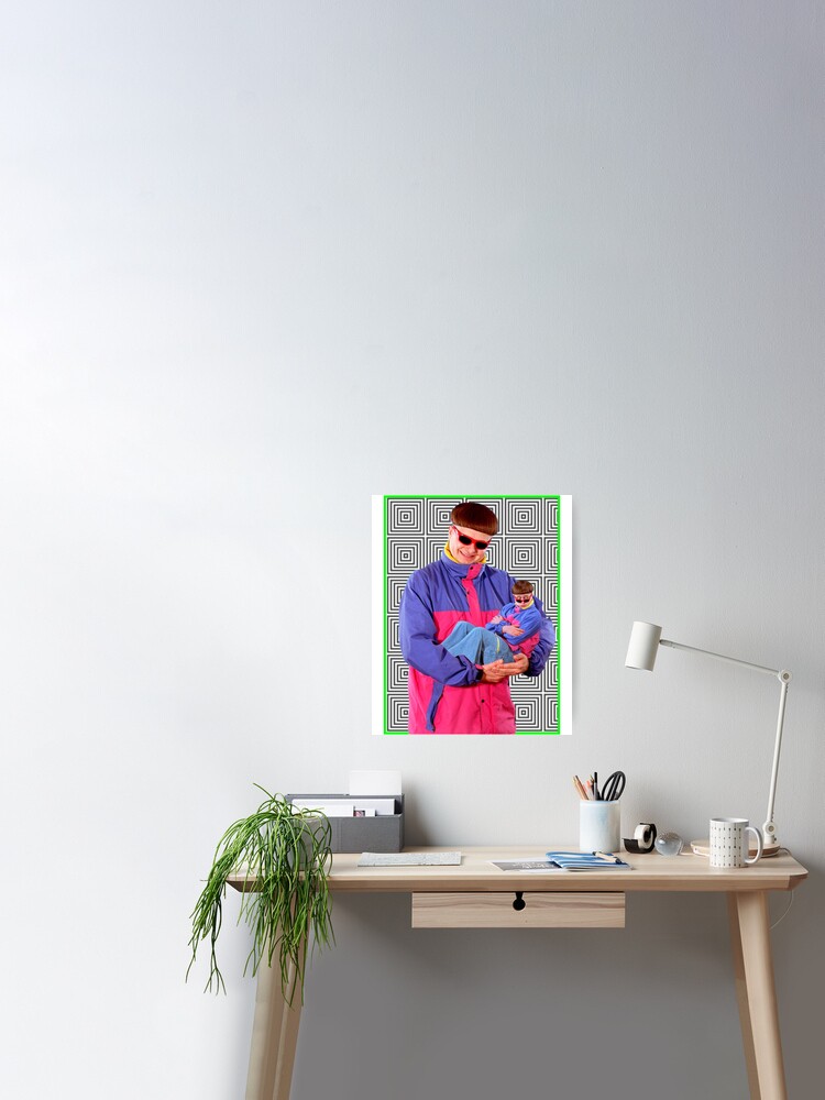 Oliver Tree baby with Oliver Tree father Premium  Poster for Sale