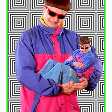 Oliver Tree baby with Oliver Tree father Premium  Poster for Sale