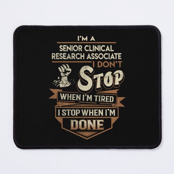 Item preview, Senior Clinical Research Associate T Shirt - I Stop When Done Job Gift Item Tee designed and sold by natalinedk.