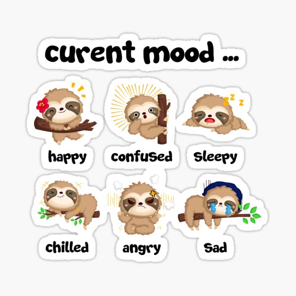 Item preview, Sloth mood designed and sold by tranhungtdu.
