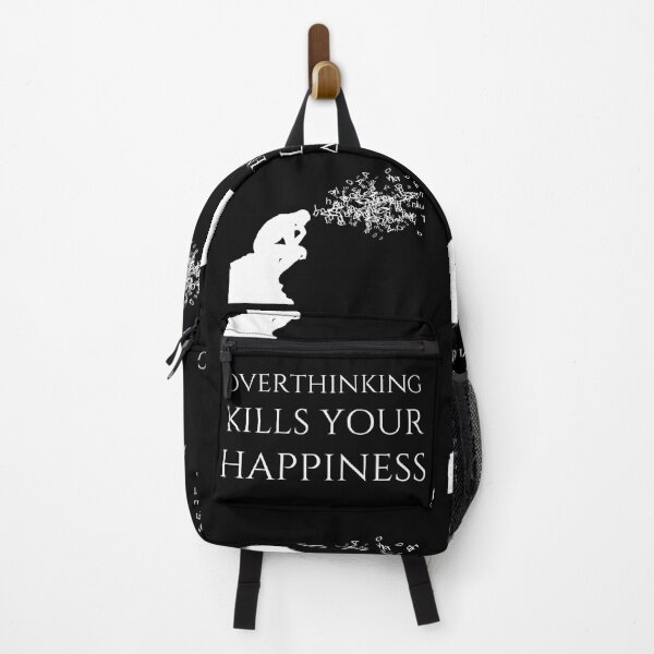Item preview, Overthinking Kills Your Happiness_9 (black) designed and sold by mrGoodwin90.