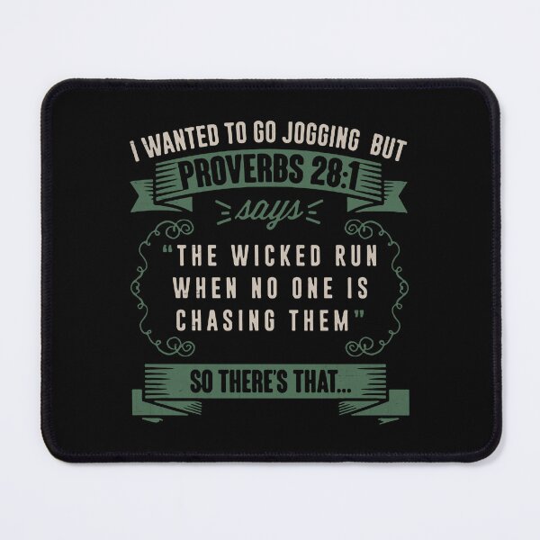 Item preview, I Wanted To Go Jogging But Proverbs designed and sold by DuShui.