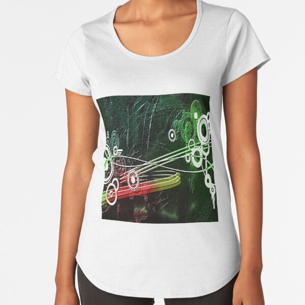 abstraction, abstraction design, abstraction art, surreal Premium Scoop T-Shirt