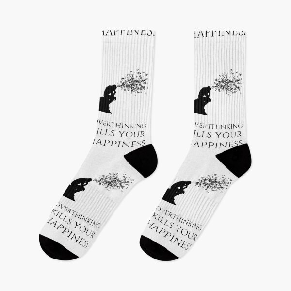 Item preview, Overthinking Kills Your Happiness_9 (white) designed and sold by mrGoodwin90.