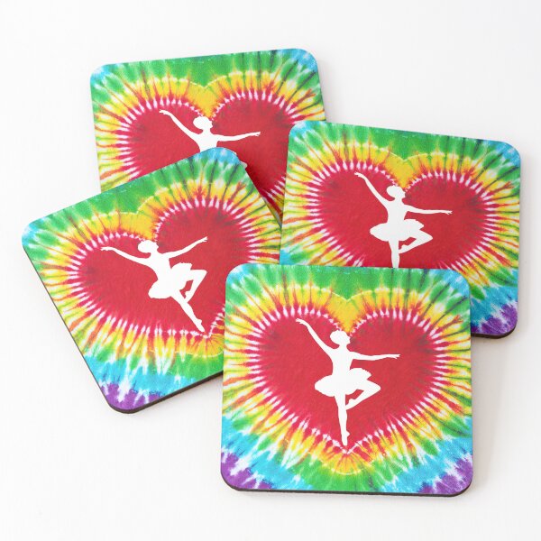 Item preview, Ballet Tie Dye Heart Shape designed and sold by SweetPea49.