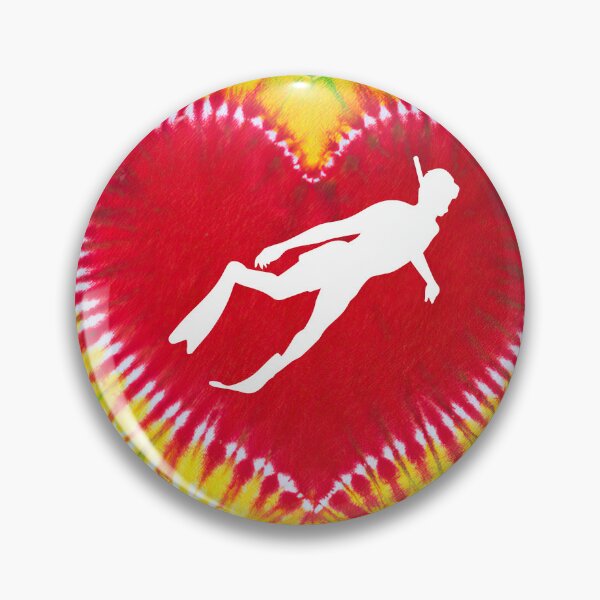 Item preview, Diving Tie Dye Heart Shape designed and sold by SweetPea49.