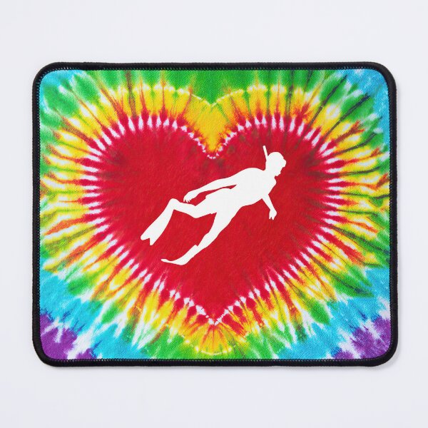 Item preview, Diving Tie Dye Heart Shape designed and sold by SweetPea49.