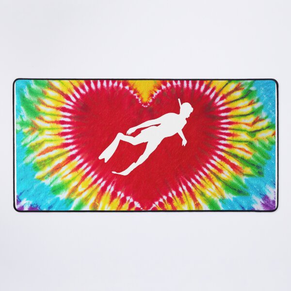 Item preview, Diving Tie Dye Heart Shape designed and sold by SweetPea49.
