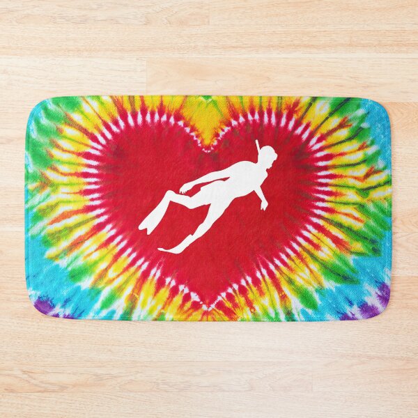 Item preview, Diving Tie Dye Heart Shape designed and sold by SweetPea49.