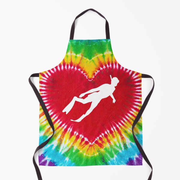 Item preview, Diving Tie Dye Heart Shape designed and sold by SweetPea49.