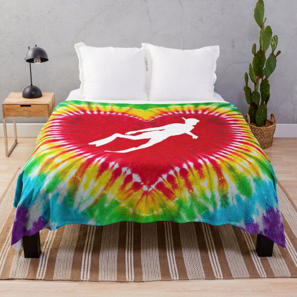 Item preview, Diving Tie Dye Heart Shape designed and sold by SweetPea49.