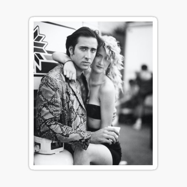 Item preview, Young Nicolas Cage and Laura Dern in Wild at Heart designed and sold by Tomas Munoz.