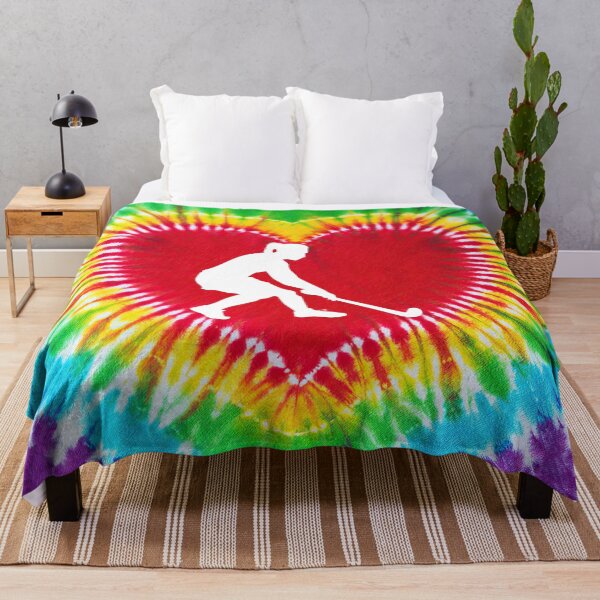 Item preview, Field Hockey Tie Dye Heart Shape designed and sold by SweetPea49.