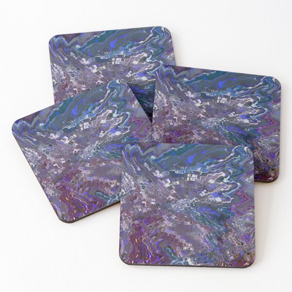 Item preview, Glass Rock Trippy Psychedelic Abstract Artwork designed and sold by vikghosh.