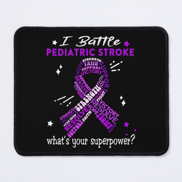 Item preview, Pediatric Stroke Warrior, I Battle Pediatric Stroke What's Your Superpower? designed and sold by Greggwillard.