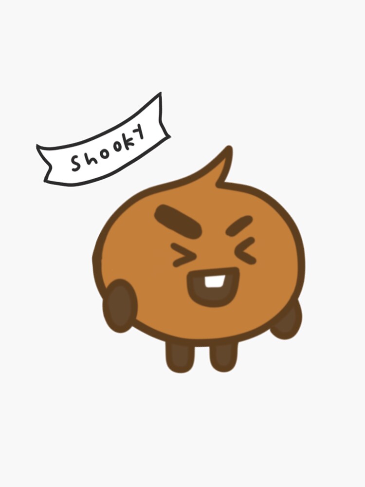 "BT21 Shooky BTS Suga Min Yoongi #1" Sticker By Jinanlaetitia | Redbubble