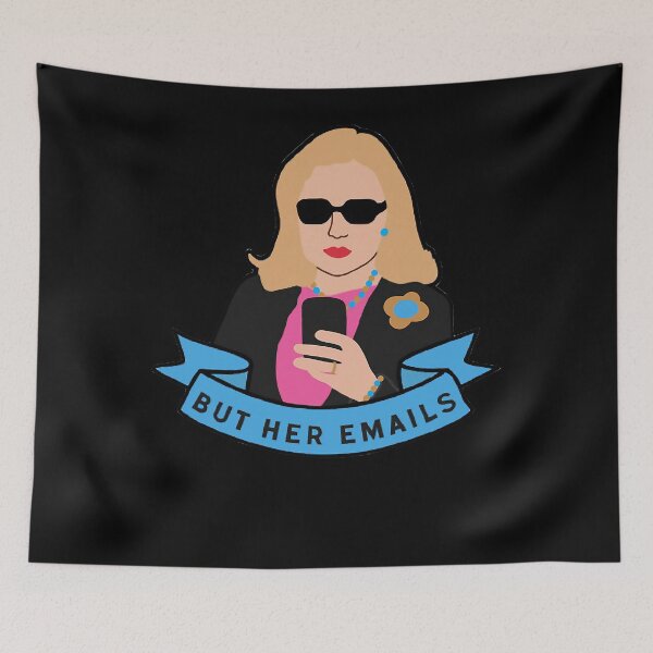 Item preview, But Her Emails Funny Pro Hillary Anti Trump Funny Meme T-Shirt designed and sold by neavedvgur.