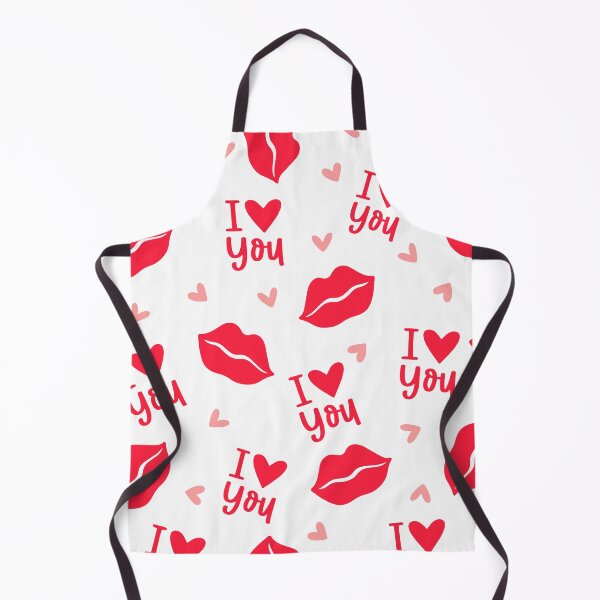 Item preview, I Love You I Heart You Red Lips Valentine designed and sold by eviesfashion.