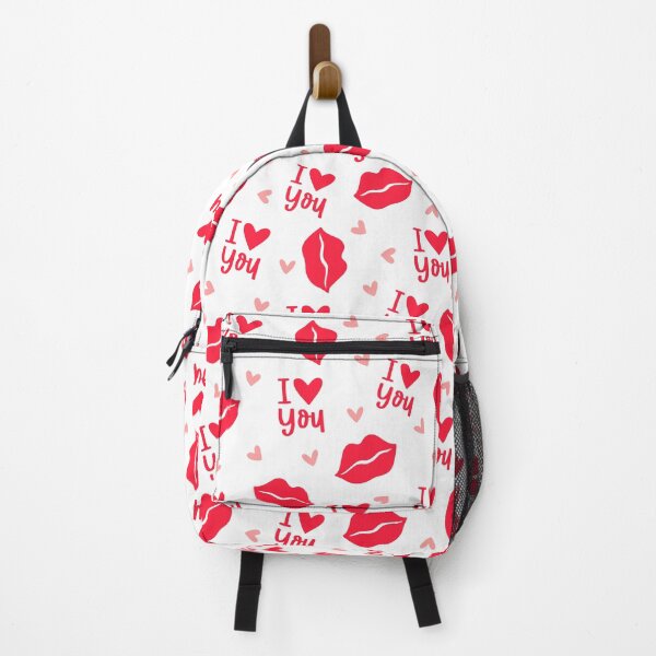 Item preview, I Love You I Heart You Red Lips Valentine designed and sold by eviesfashion.