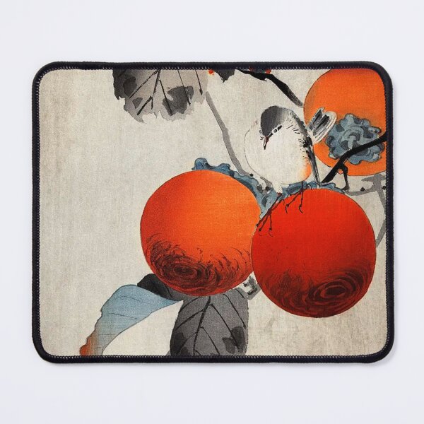 Item preview, Nuthatcher Atop Persimmons designed and sold by TheArtShop0528.