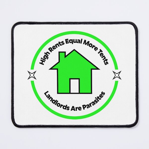 Item preview, Landlords Are Parasites - Lower Rent designed and sold by Picket Club.