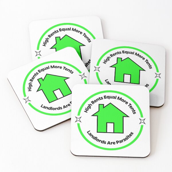 Item preview, Landlords Are Parasites - Lower Rent designed and sold by Picket Club.