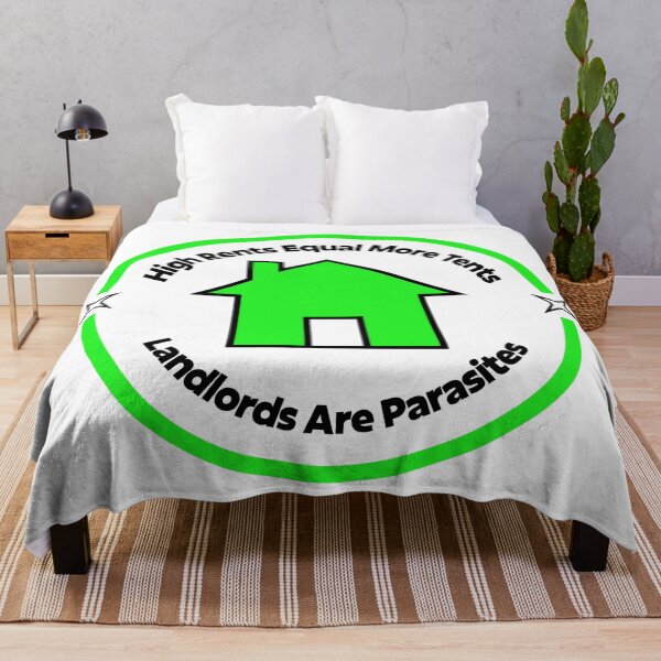 Item preview, Landlords Are Parasites - Lower Rent designed and sold by Picket Club.