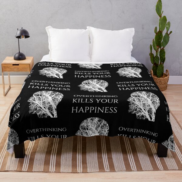 Item preview, Overthinking Kills Your Happiness_13 (black) designed and sold by mrGoodwin90.