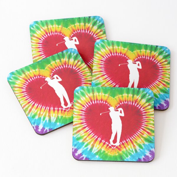Item preview, Golf Tie Dye Heart Art designed and sold by SweetTea4U.