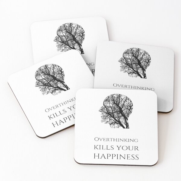 Item preview, Overthinking Kills Your Happiness_13 (white) designed and sold by mrGoodwin90.