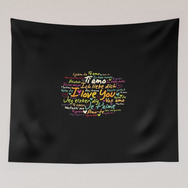 Item preview, I Love You Languages Colorful Mask  designed and sold by Chapman88.