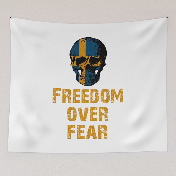 Item preview, freedom over fear sweden designed and sold by Markotropoya22.