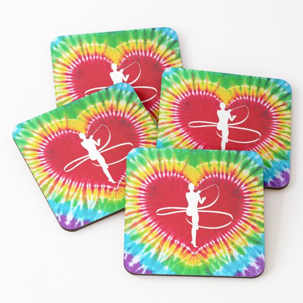 Item preview, Gymnastics Tie Dye Heart Art designed and sold by SweetTea4U.