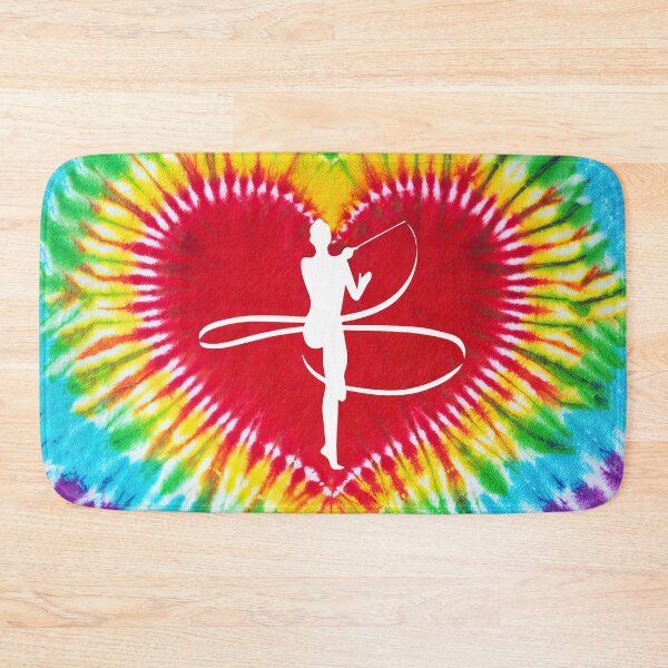 Item preview, Gymnastics Tie Dye Heart Art designed and sold by SweetTea4U.