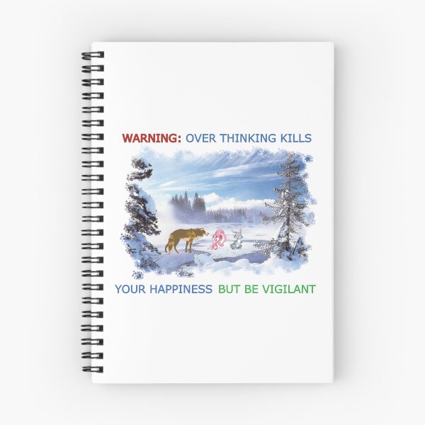 Item preview, Warning Overthinking Kills Your Happiness designed and sold by ArtCollectables.