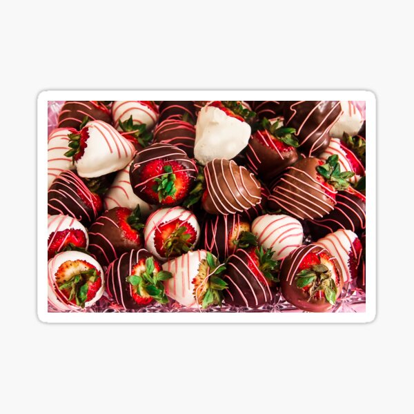 Chocolate Strawberry Decadence! Sticker