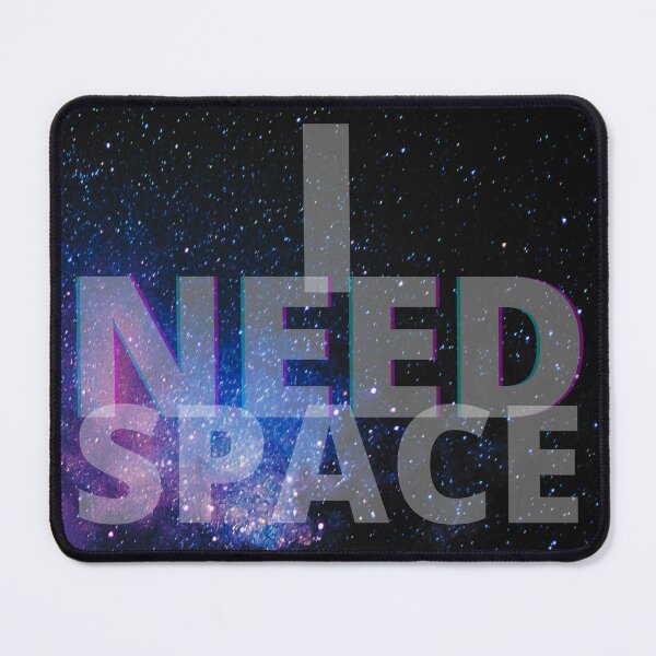 Item preview, I Need Space - Blue, Pink Galaxy 2 designed and sold by Quirkdom.