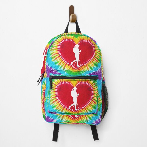 Item preview, Hiking Tie Dye Heart Art designed and sold by SweetTea4U.