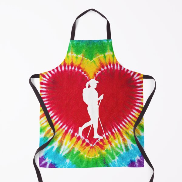Item preview, Hiking Tie Dye Heart Art designed and sold by SweetTea4U.