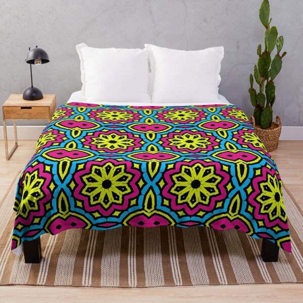 Item preview, Colorful Flowery Kaleidoscope Design designed and sold by SillaHoekstra.
