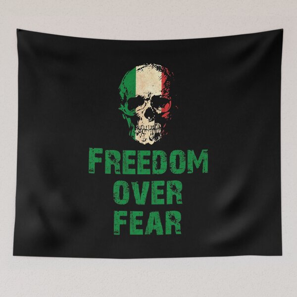 Item preview, freedom over fear Italy designed and sold by Markotropoya22.