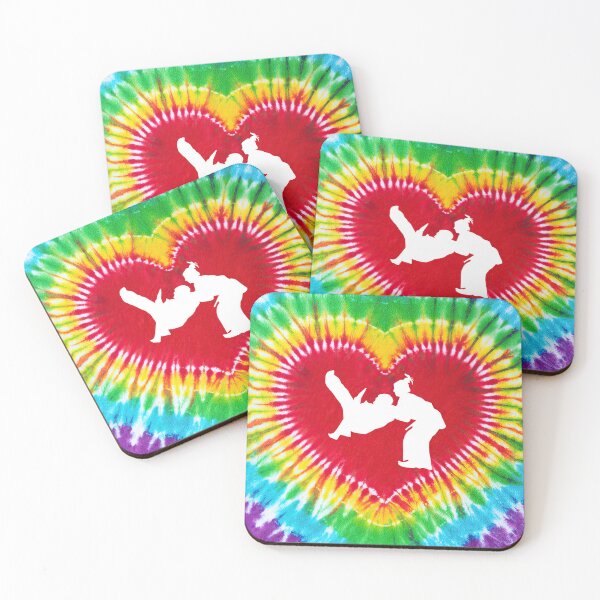Item preview, Judo Tie Dye Heart Art designed and sold by SweetTea4U.